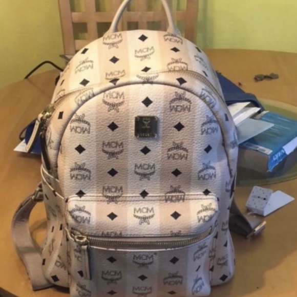 Mcm beige backpack only used it twice
